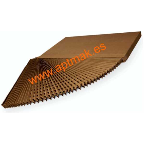 FILTRO CARTON MARRON PLEGADO PARA CABINAS