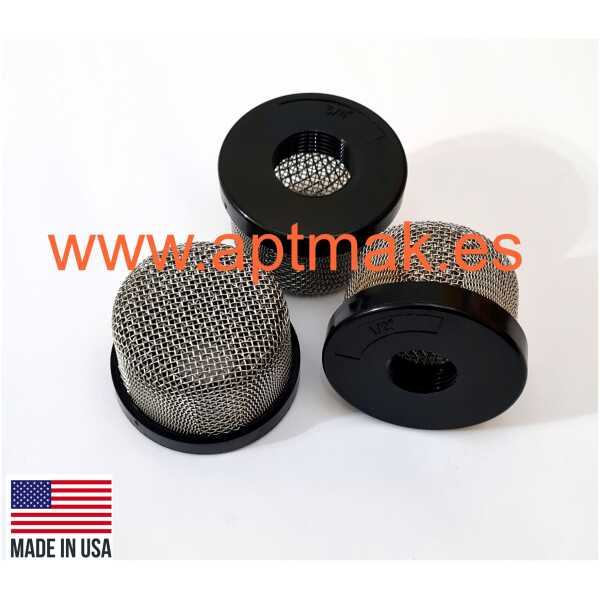 FILTRO ASPIRACION CESTA NYLON-INOX