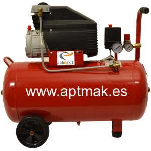 COMPRESOR PORTATIL 2 HP 50 LITROS MONOFASICO (220V)
