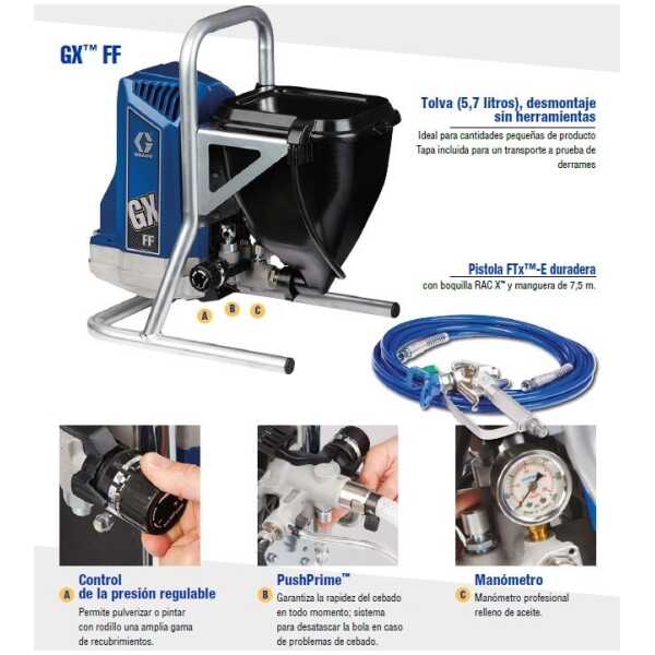 EQUIPO PISTON ELECTRICO GRACO GX FF COMPLETO