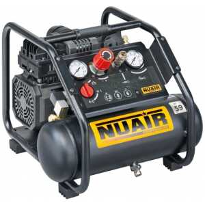 COMPRESOR SILENCIOSO PISTON PORTATIL 1 HP 6L MONTADOR