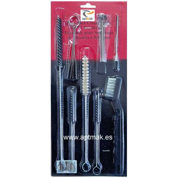 KIT CEPILLOS LIMPIEZA PISTOLA