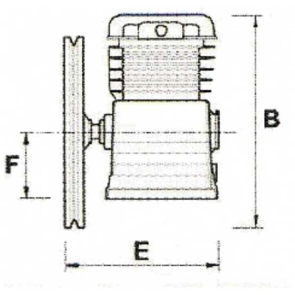 CABEZAL COMPRESOR DE PISTON N50 10 HP - Imagen 3