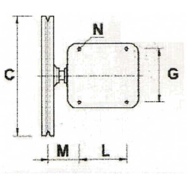 CABEZAL COMPRESOR DE PISTON N50 10 HP - Imagen 4