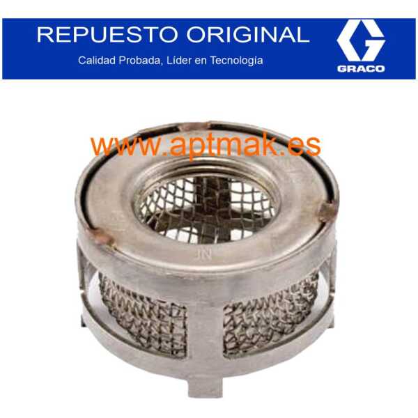 FILTRO ASPIRACION CESTA 1" REFORZADO GRACO