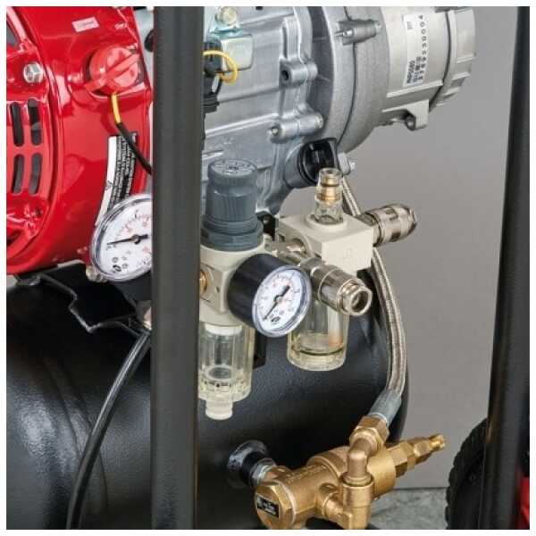 MOTO COMPRESOR 4 HP 9,5L MOTOR HONDA GASOLINA NUAIR - Imagen 6