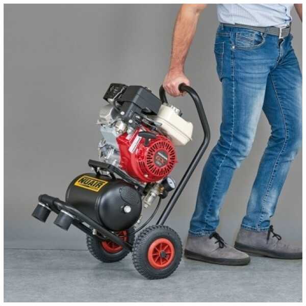 MOTO COMPRESOR 4 HP 9,5L MOTOR HONDA GASOLINA NUAIR - Imagen 2